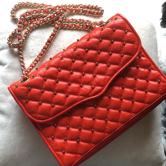 Good Condition Rebecca Minkoff Coral quilted studded Bag - Picture 3 of 16